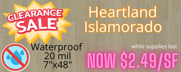 Clearance LVP at Karen's Carpetmax of Flint, MI - Heartland Islamorado waterproof flooring